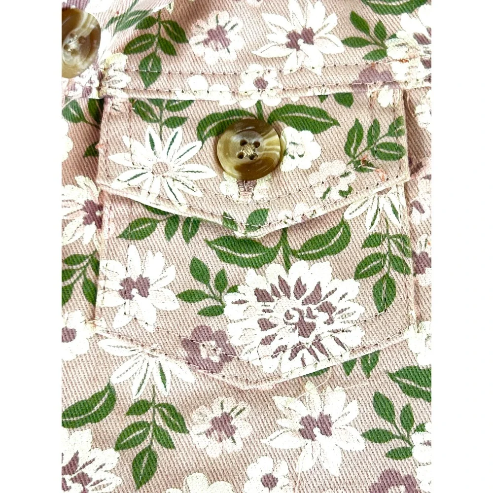 Daisy Fuentes Toddler Girls Floral Hooded Shacket Pink 2T WJTJ315F